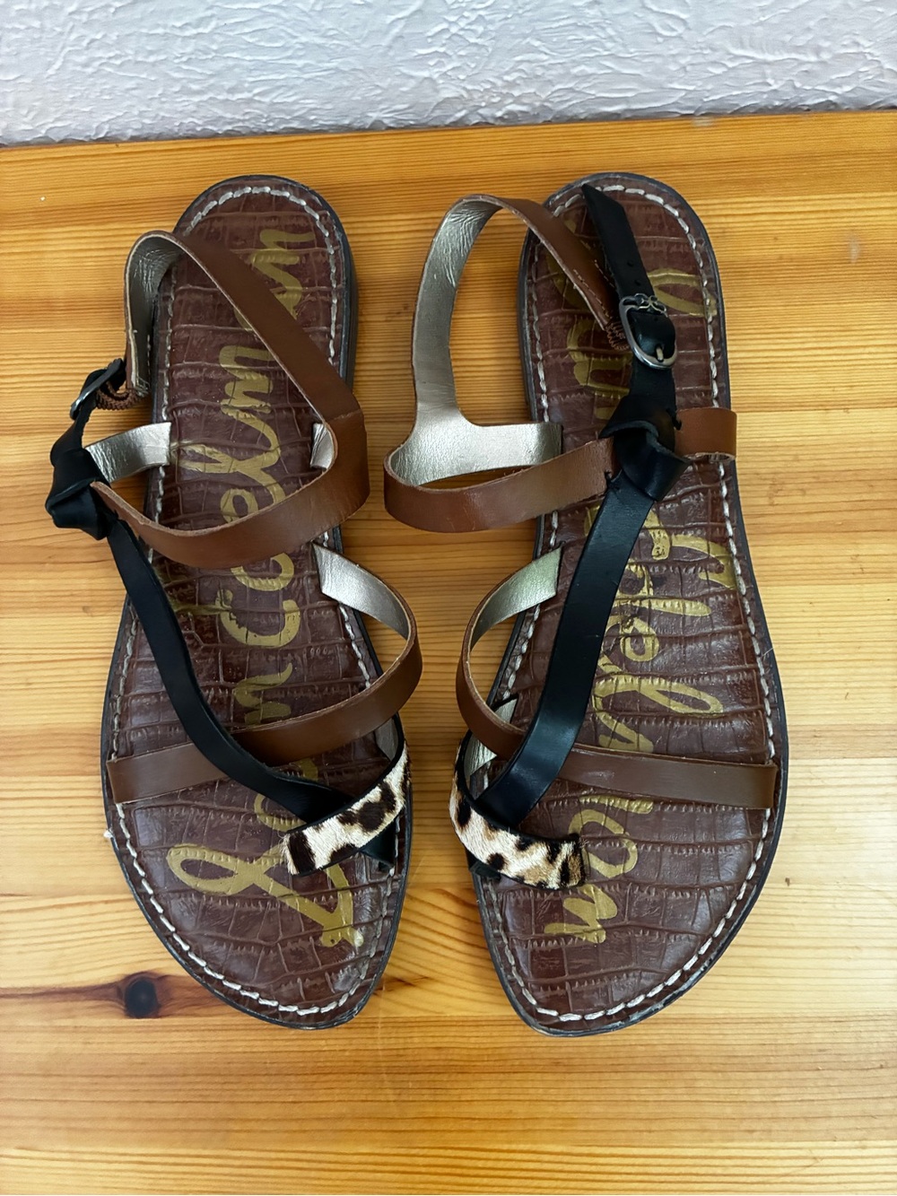 Sam Edelman Gladis Sandals Strappy Leopard print - Picture 4 of 9